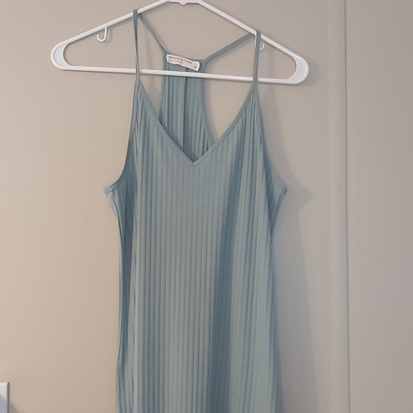 Double Zero Ribbed Maxi Dress w/ Slits - Picture 2 of 7